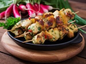 Paneer Tikka Skewers